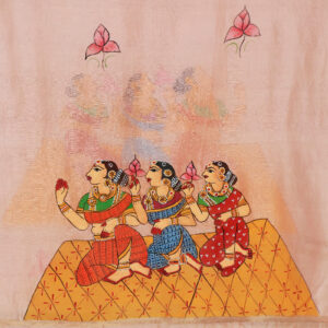 Three Women - Chanderi Silk Dupatta - Image 2
