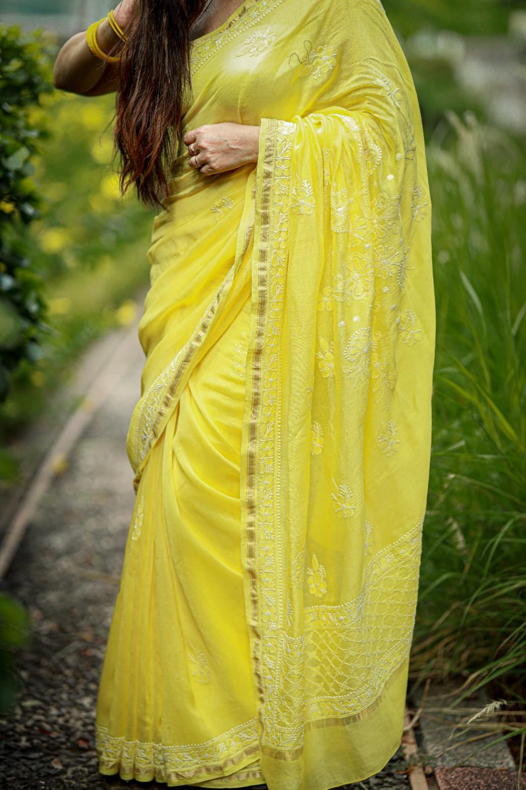 Chaikankari Saree - Nazakat Kesar - Image 3