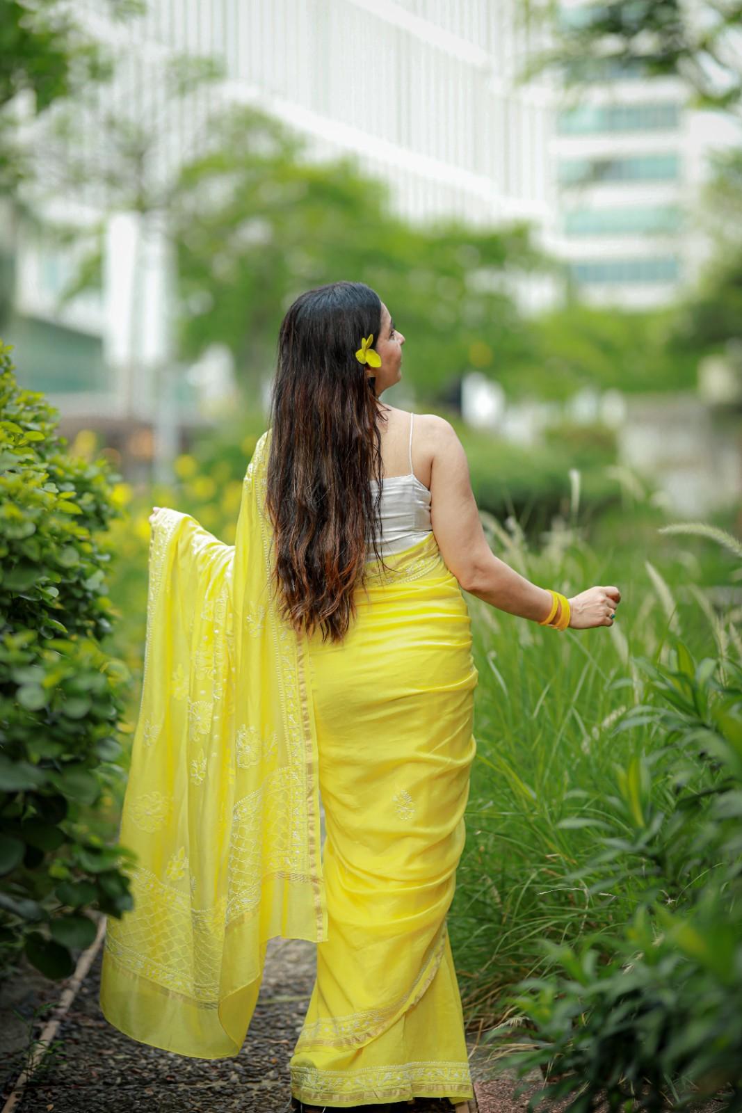 Chaikankari Saree - Nazakat Kesar - Image 4