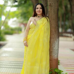 Chaikankari Saree - Nazakat Kesar - Image 6