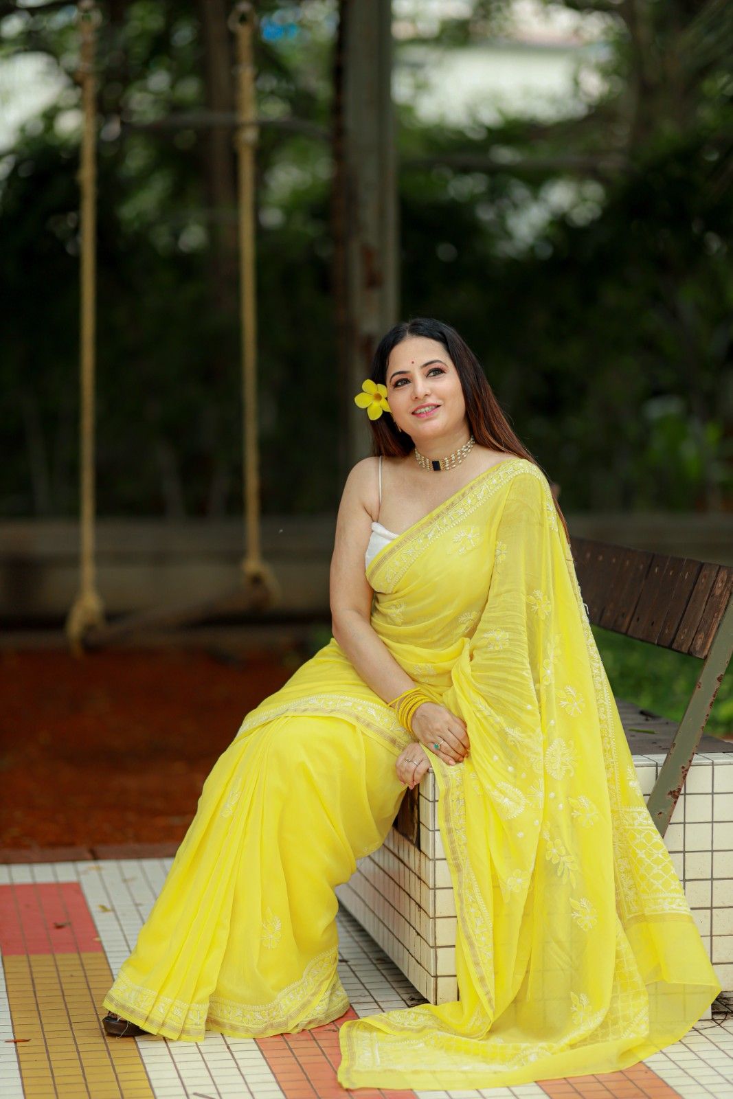 Chikankari Saree