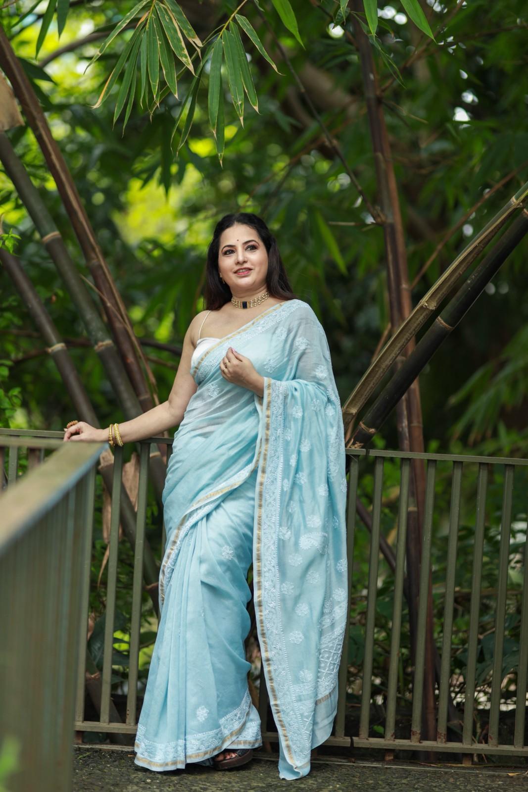 Chikankari Saree
