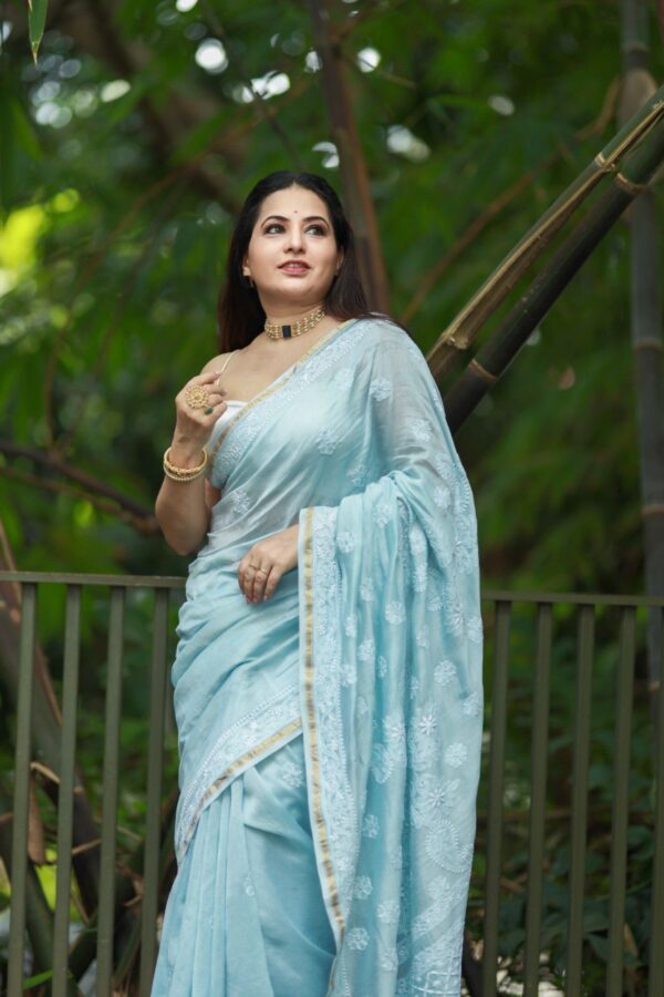 Chikankari Saree