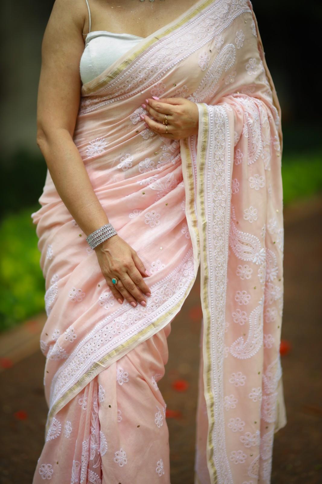 Chaikankari Saree - Nazakat Noor - Image 6