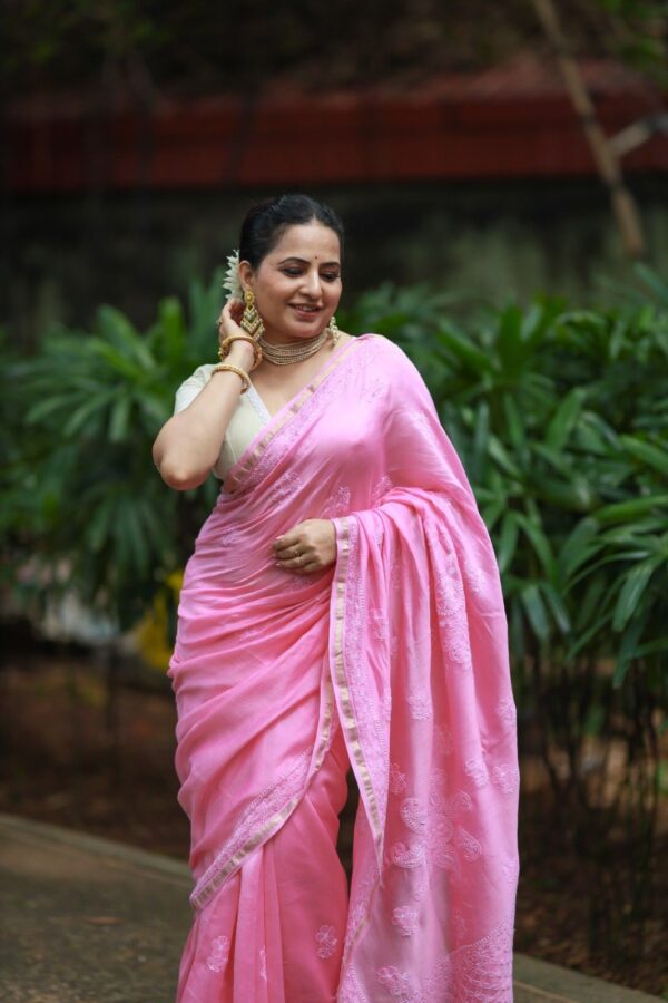 Chikankari Saree