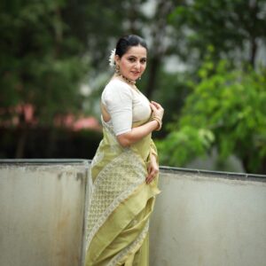 Chaikankari Saree - Nazakat Mehandi - Image 7